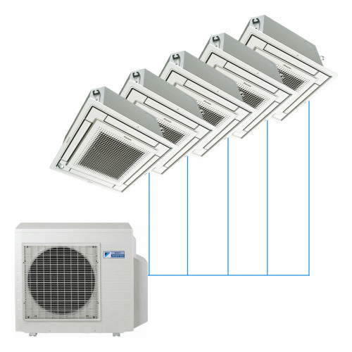 Кассетная мульти-сплит-система Daikin FFA на 5 комнат