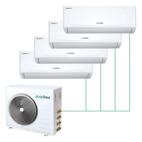 Настенная мульти-сплит-система Ecoclima Grand Inverter на 4 комнаты