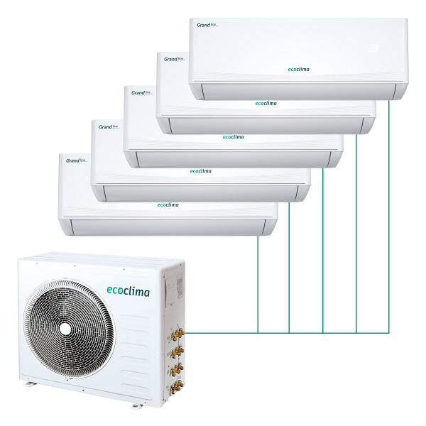 Настенная мульти-сплит-система Ecoclima Grand Inverter на 5 комнат