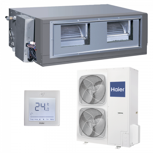 Инверторный канальный кондиционер Haier AD96HN1ERA/1U96WS1ERB