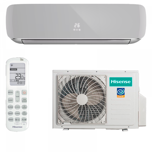 Инверторный настенный кондиционер Hisense AS-10UW4RVETG01(S) Wi-Fi