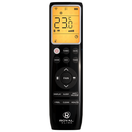 Инверторный кондиционер черного цвета Royal Clima RCI-RSN75HN